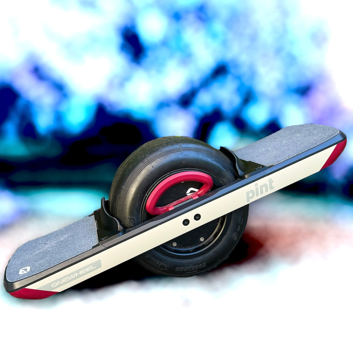 Onewheel Pint customized with all black accessories from Floater Shack