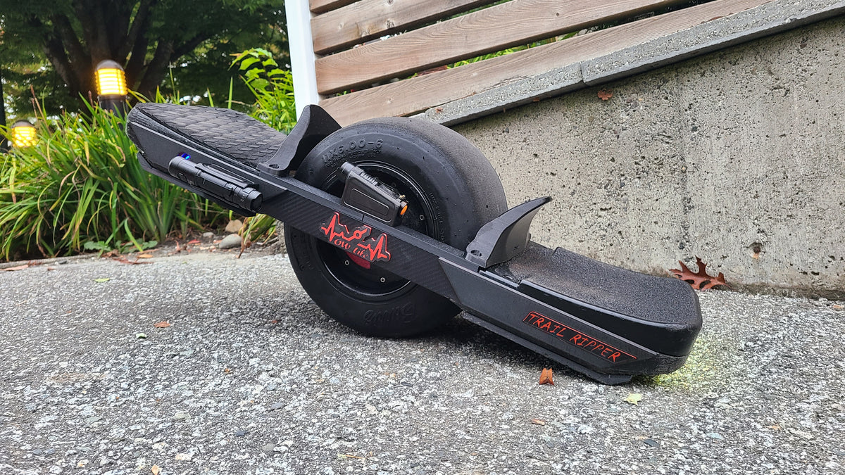 Onewheel XR customized with all black accessories and parts