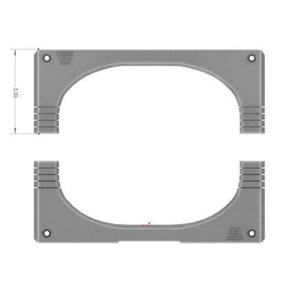 Split Fender Delete for Onewheel Pint | Resizable Version