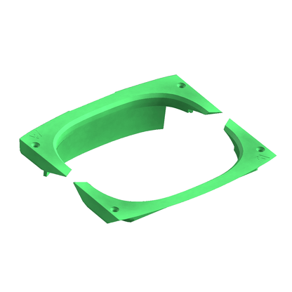 Split Fender Delete for Onewheel GT | for Lightning Rails - WTF Rails - Mustache Rails - Techrails - VRH System